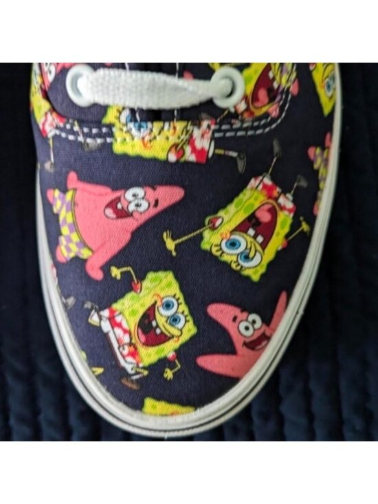Vans Authentic Spongebob Squarepants Men 11 New Blue Yellow Logo 062026